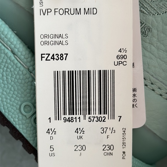 Adidas x Ivy Park - Drip 2 | Forum Mid Beyoncé Ivy Park, Green Tint (M5/W6) - Picture 12 of 13